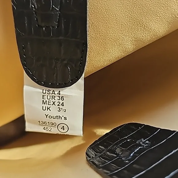 I New w/ o tags SmartFit black cowboy boots New wild western kicks boys sz 4 - Picture 4 of 9